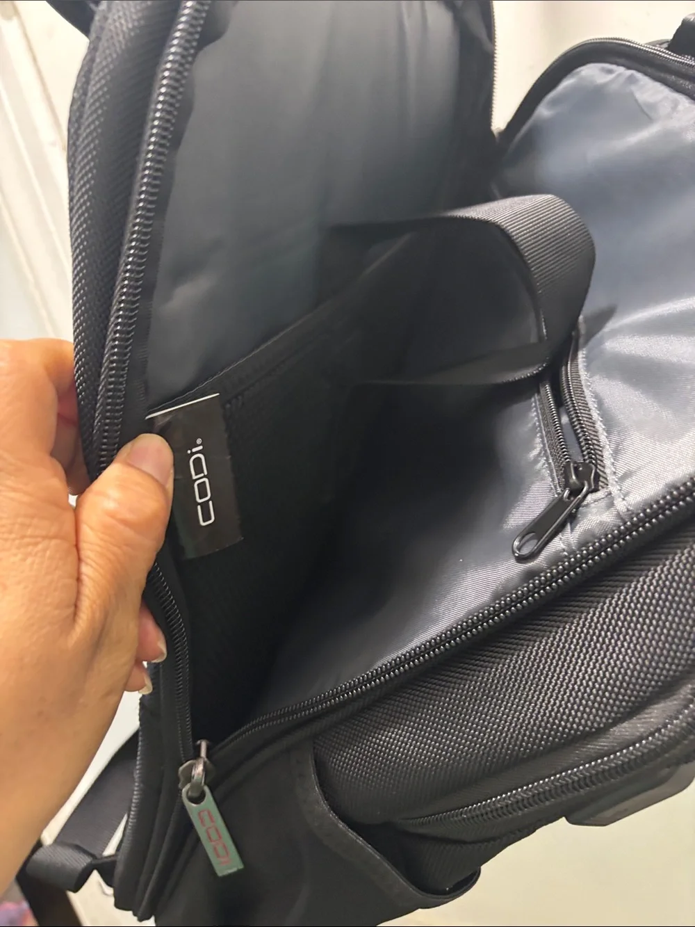 CODI Black Men's Backpack — Sleek Commuter Laptop Bag